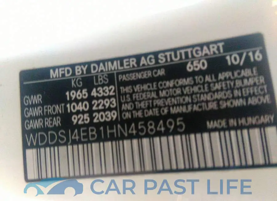WDDSJ4EB1HN458495# 9