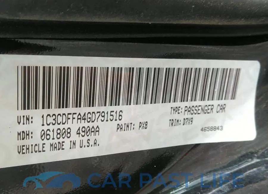 1C3CDFFA4GD791516# 9