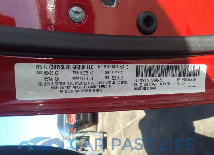2C3CDYBT2DH641471# 9