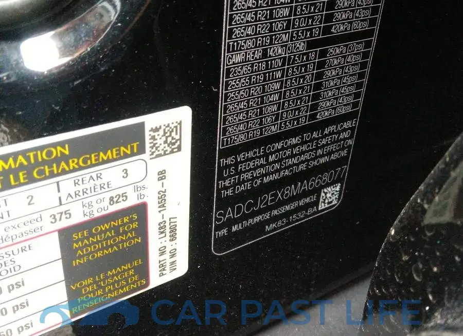 SADCJ2EX8MA668077# 9