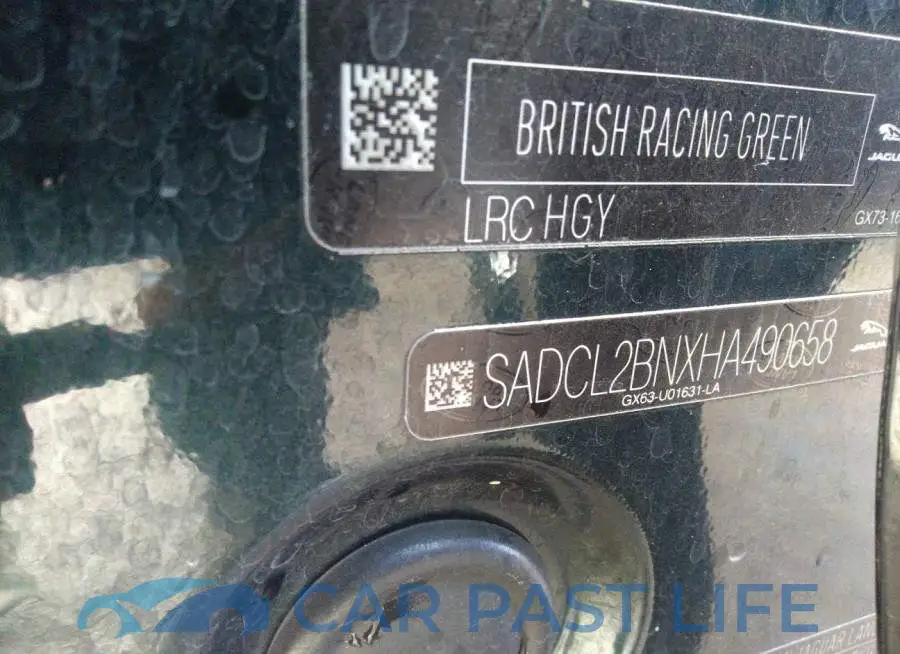SADCL2BNXHA490658# 9