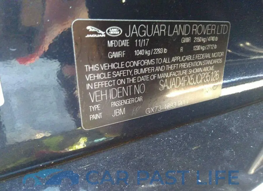 SAJAD4FX5JCP35126# 9
