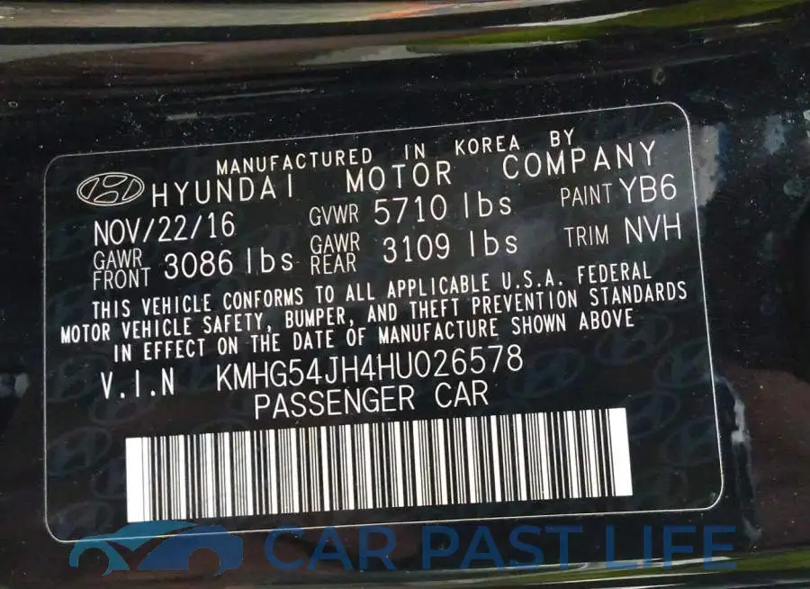 KMHG54JH4HU026578# 9