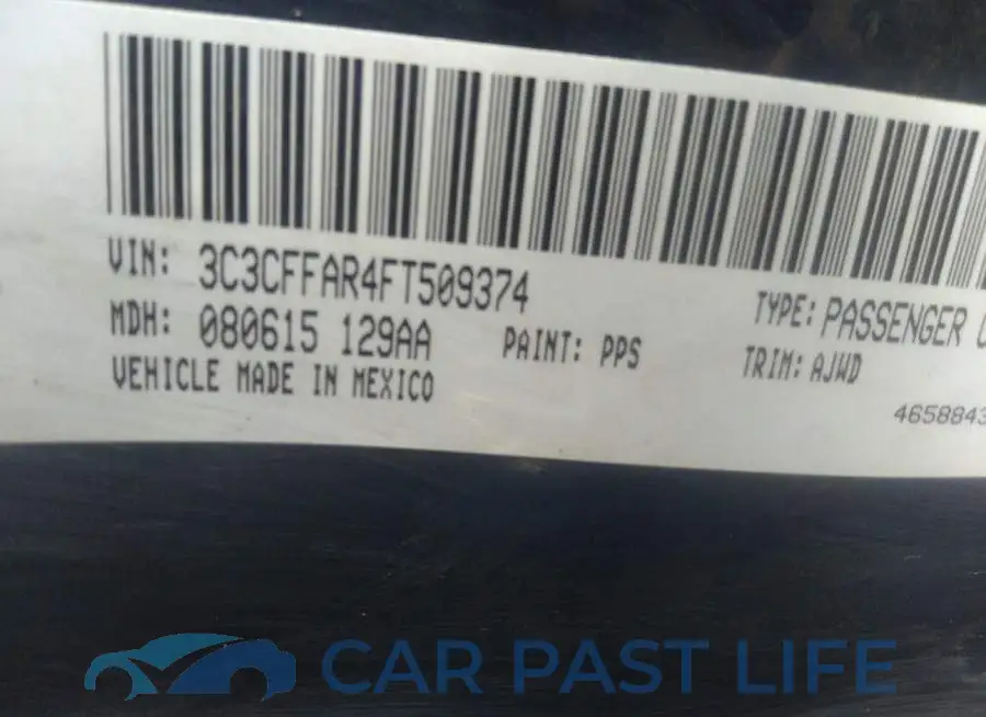 3C3CFFAR4FT509374# 9