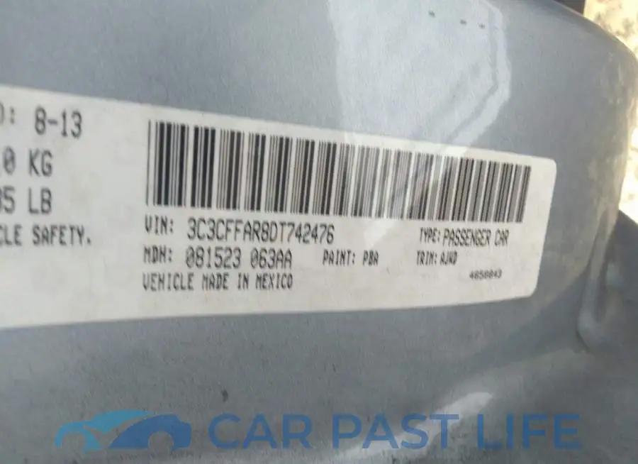 3C3CFFAR8DT742476# 9
