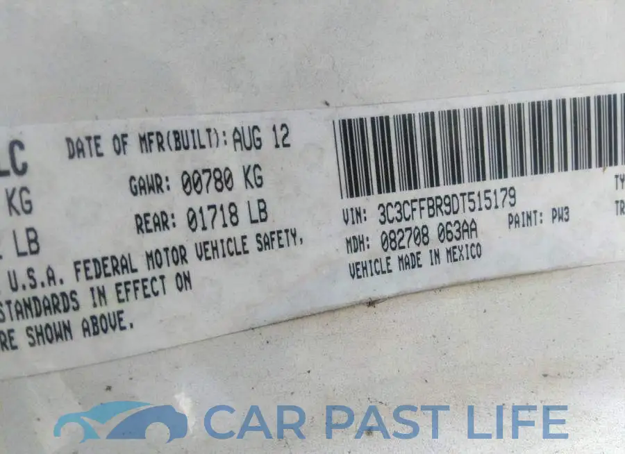 3C3CFFBR9DT515179# 9