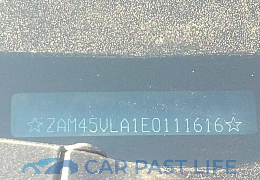ZAM45VLA1E0111616# 9