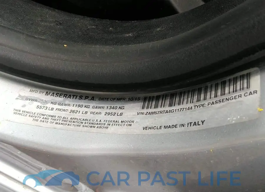 ZAM57RTA4G1177144# 9
