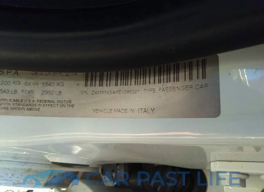 ZAM57XSA6E1098321# 9