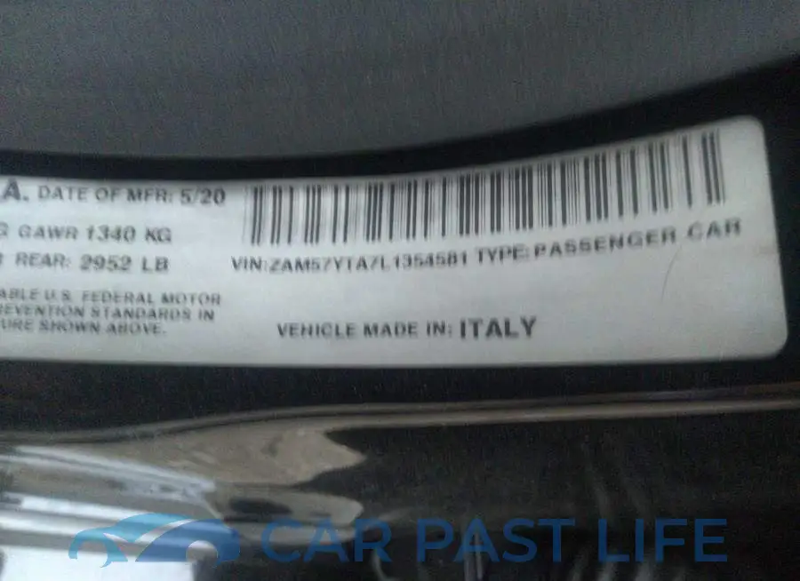 ZAM57YTA7L1354581# 9