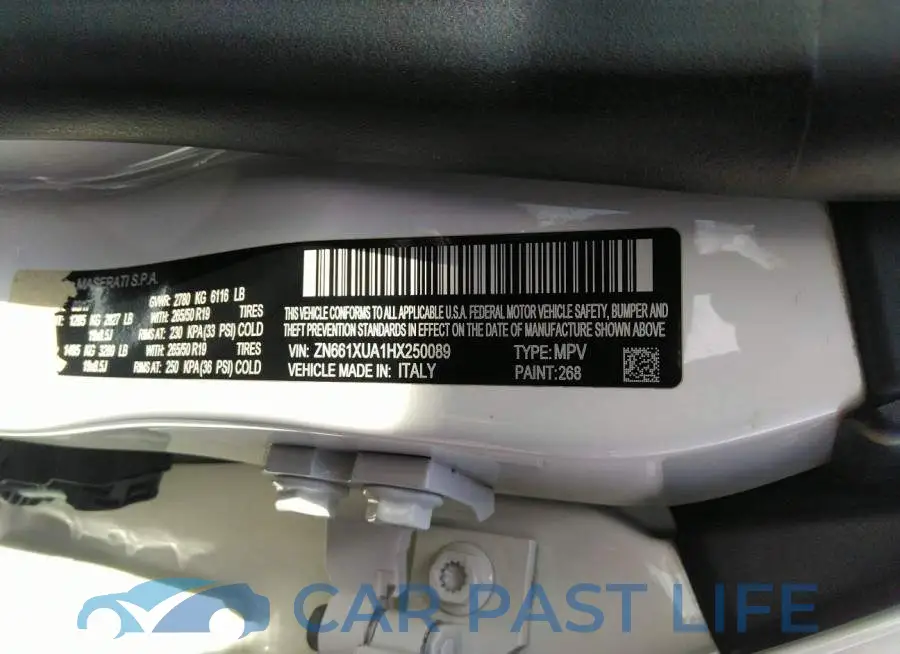ZN661XUA1HX250089# 9
