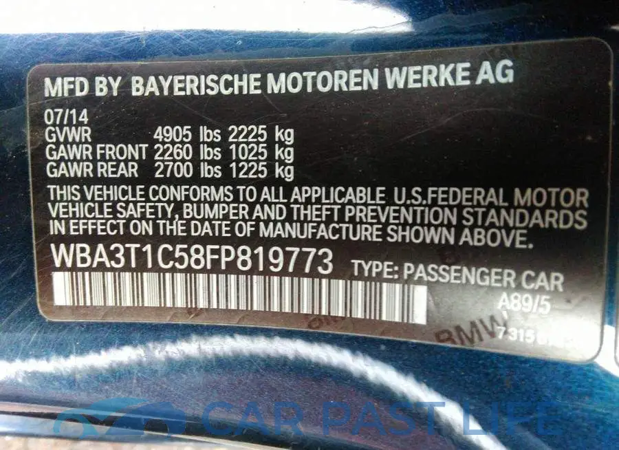 WBA3T1C58FP819773# 9