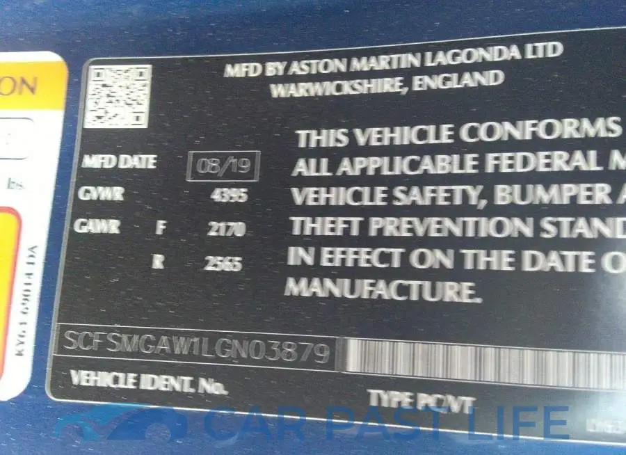 SCFSMGAW1LGN03879# 9