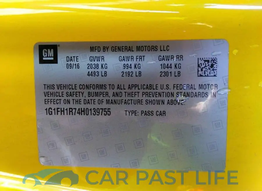 1G1FH1R74H0139755# 9