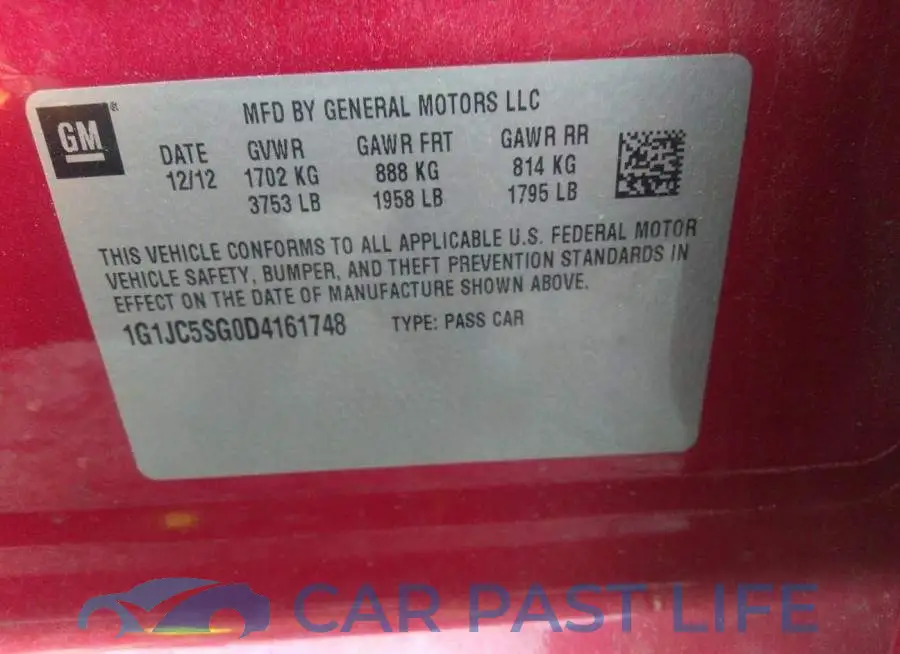 1G1JC5SG0D4161748# 9