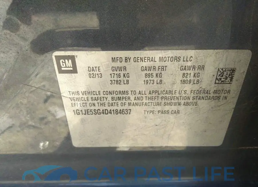 1G1JE5SG4D4184637# 9