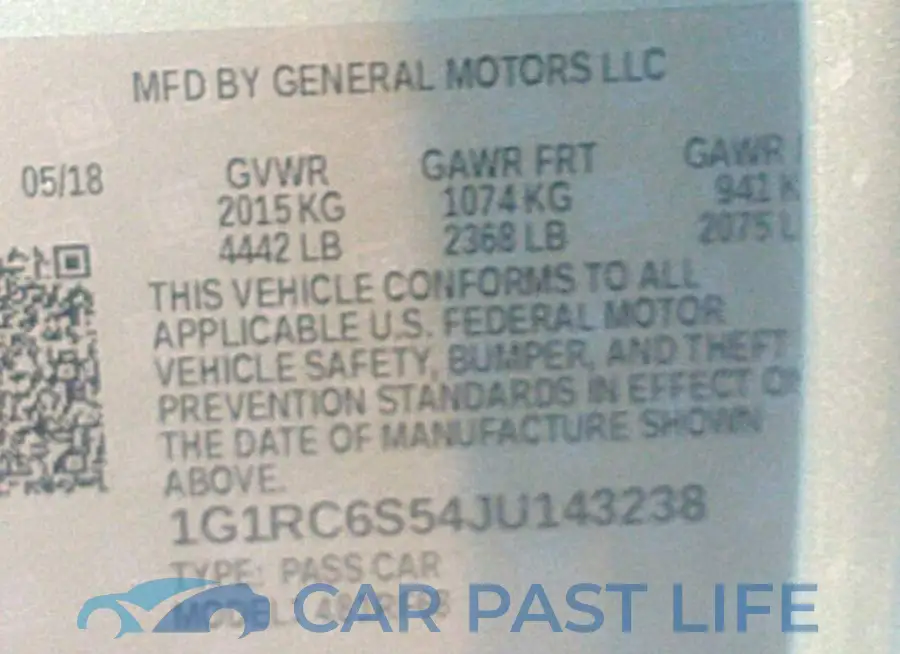 1G1RC6S54JU143238# 9