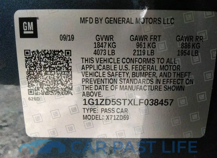 1G1ZD5STXLF038457# 9