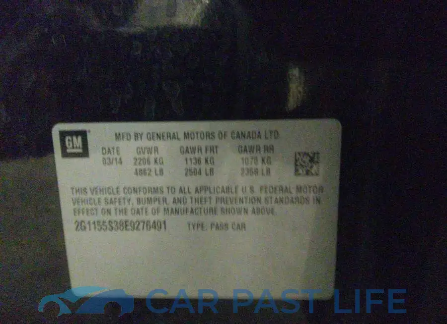 2G1155S38E9276491# 9