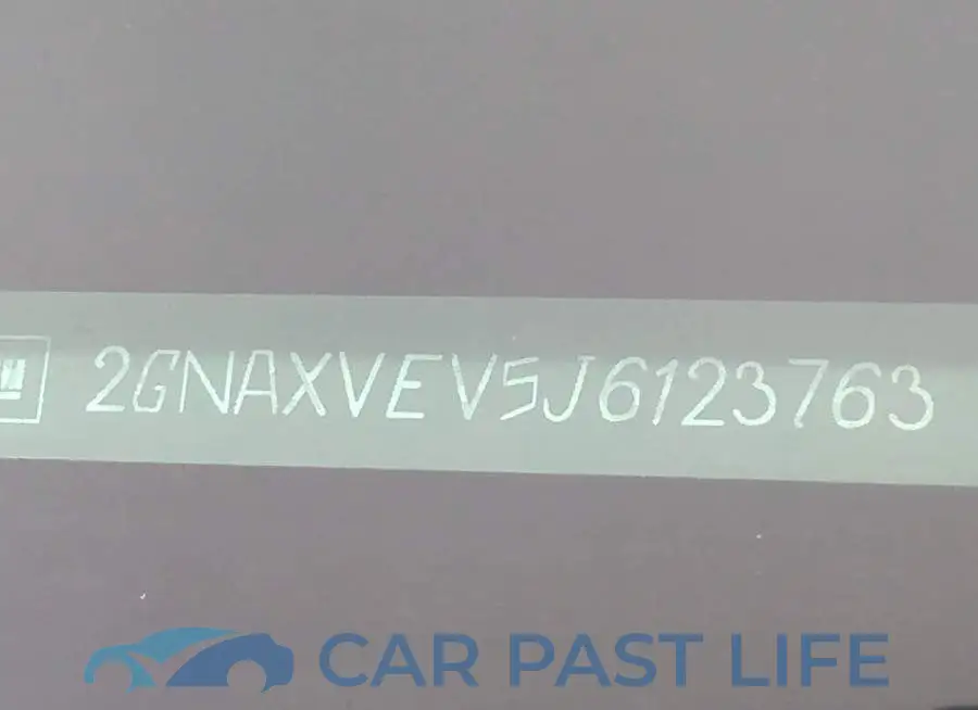 2GNAXVEV5J6123763# 9