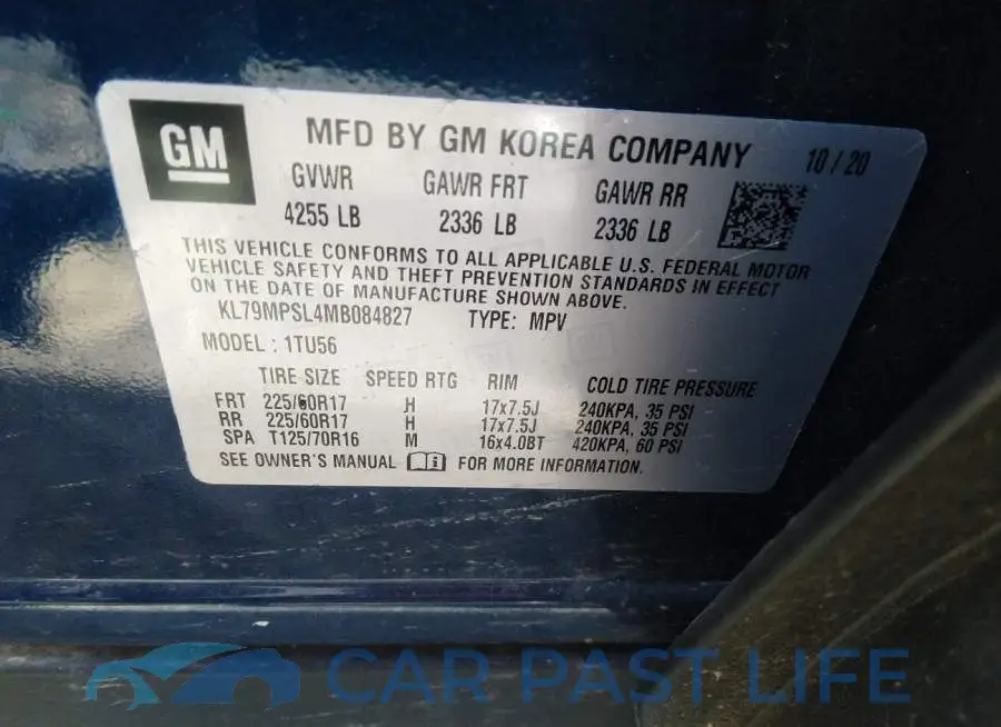 KL79MPSL4MB084827# 9