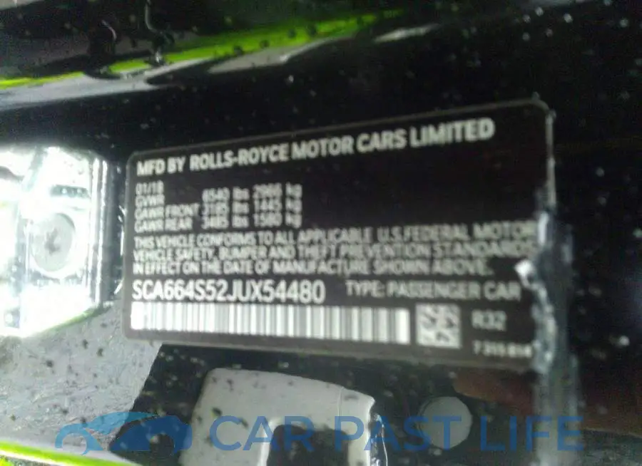 SCA664S52JUX54480# 9