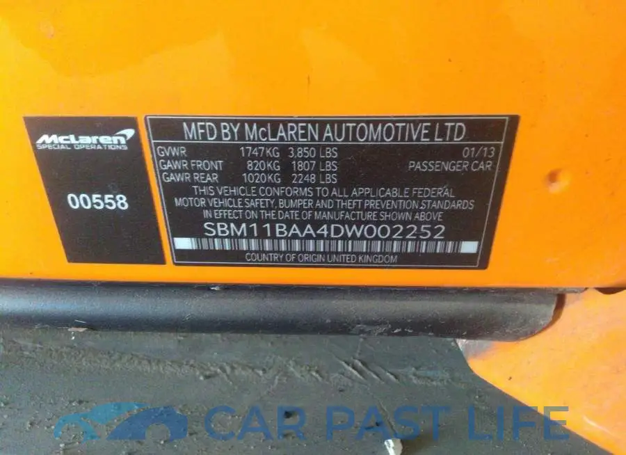 SBM11BAA4DW002252# 9