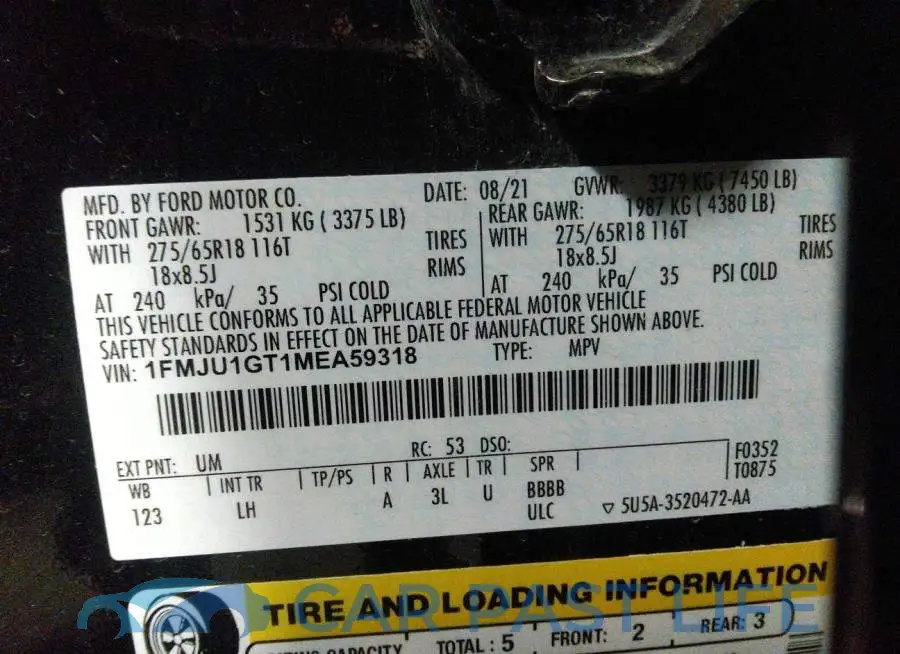 1FMJU1GT1MEA59318# 9
