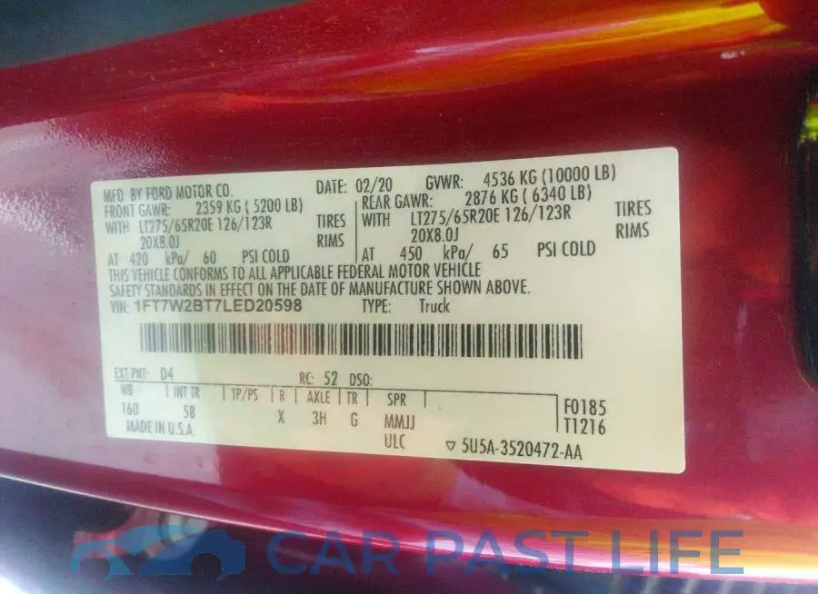 1FT7W2BT7LED20598# 9