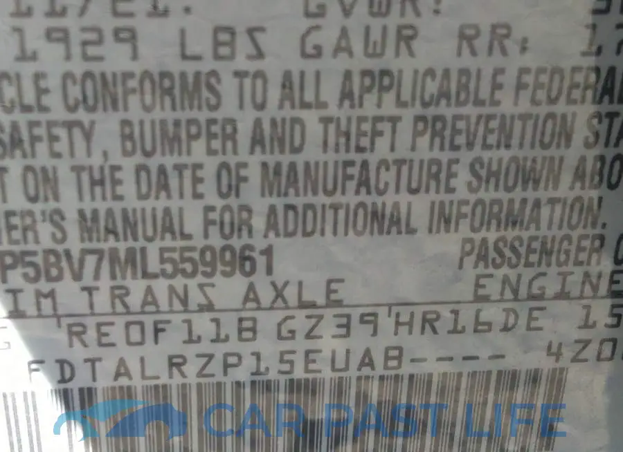 3N1CP5BV7ML559961# 9