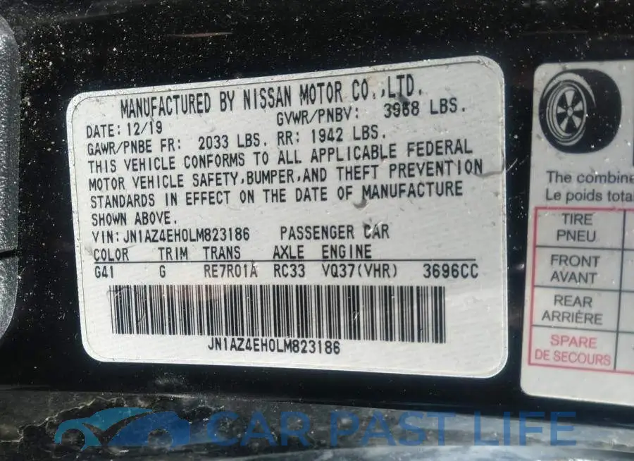 JN1AZ4EH0LM823186# 9