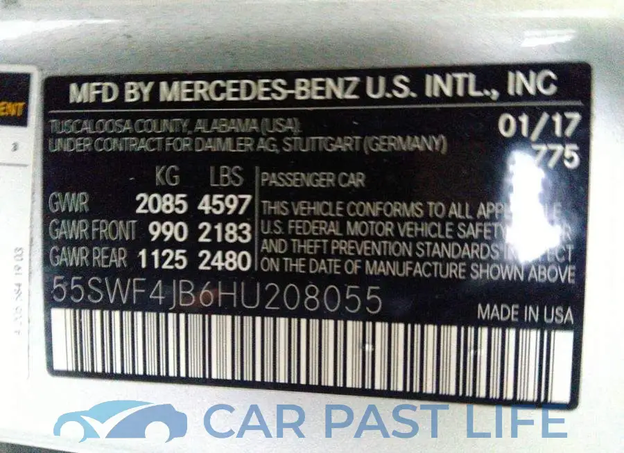 55SWF4JB6HU208055# 9
