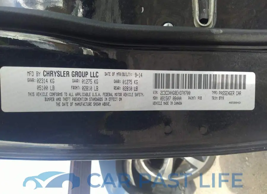 2C3CDXHG8EH370700# 9