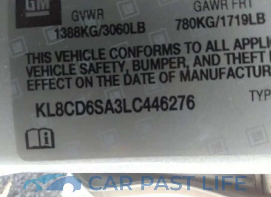 KL8CD6SA3LC446276# 9