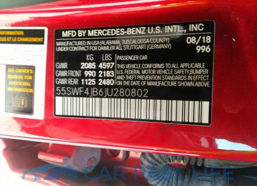 55SWF4JB6JU280802# 9