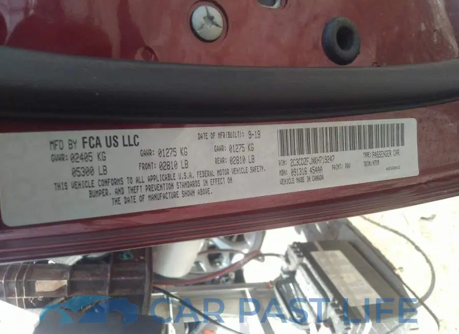 2C3CDZFJXKH719247# 9