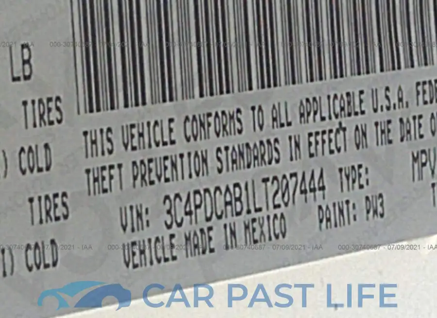 3C4PDCAB1LT207444# 9