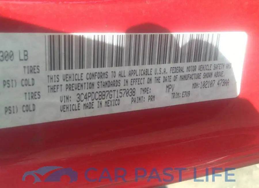 3C4PDCBB7GT157038# 9