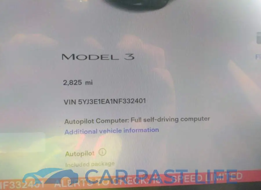 5YJ3E1EA1NF332401# 7