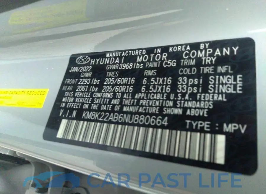 KM8K22AB6NU880664# 9