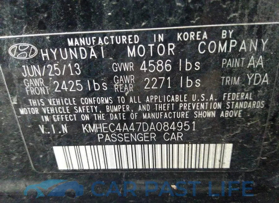 KMHEC4A47DA084951# 9