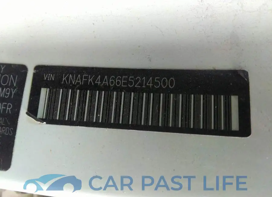 KNAFK4A66E5214500# 9