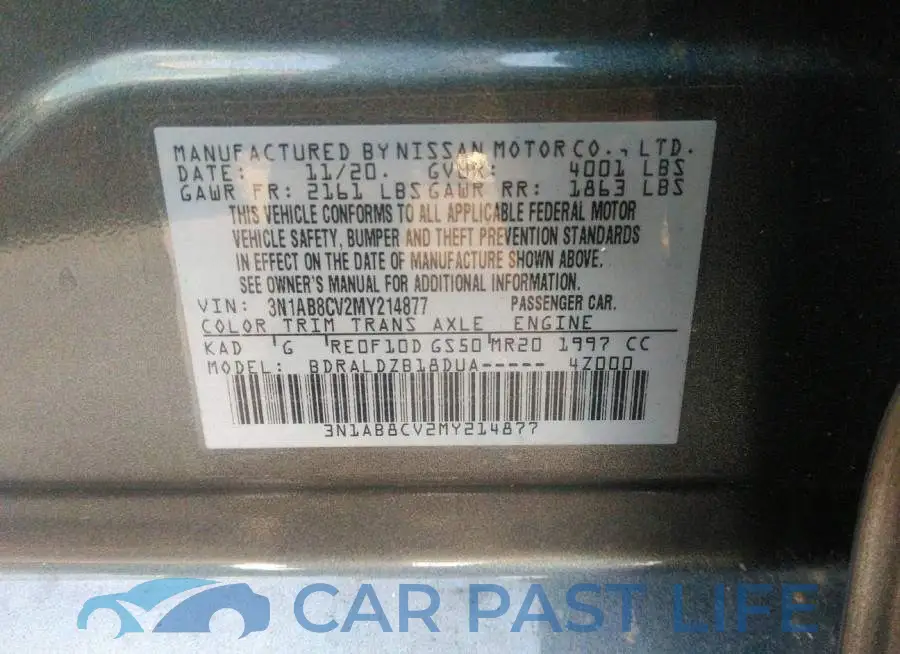 3N1AB8CV2MY214877# 9