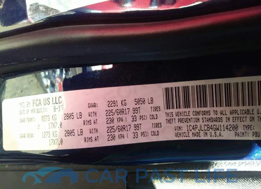 1C4PJLCB4GW114200# 9