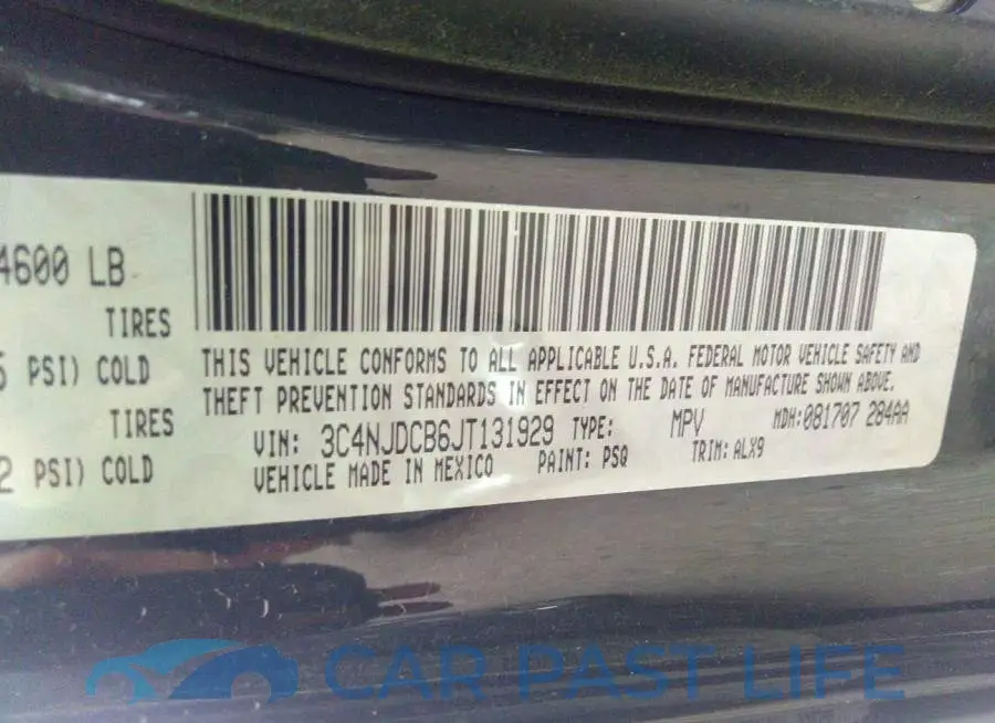 3C4NJDCB6JT131929# 9