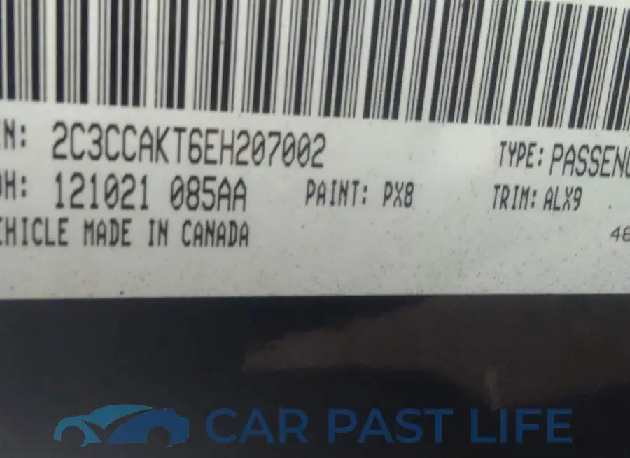 2C3CCAKT6EH207002# 9