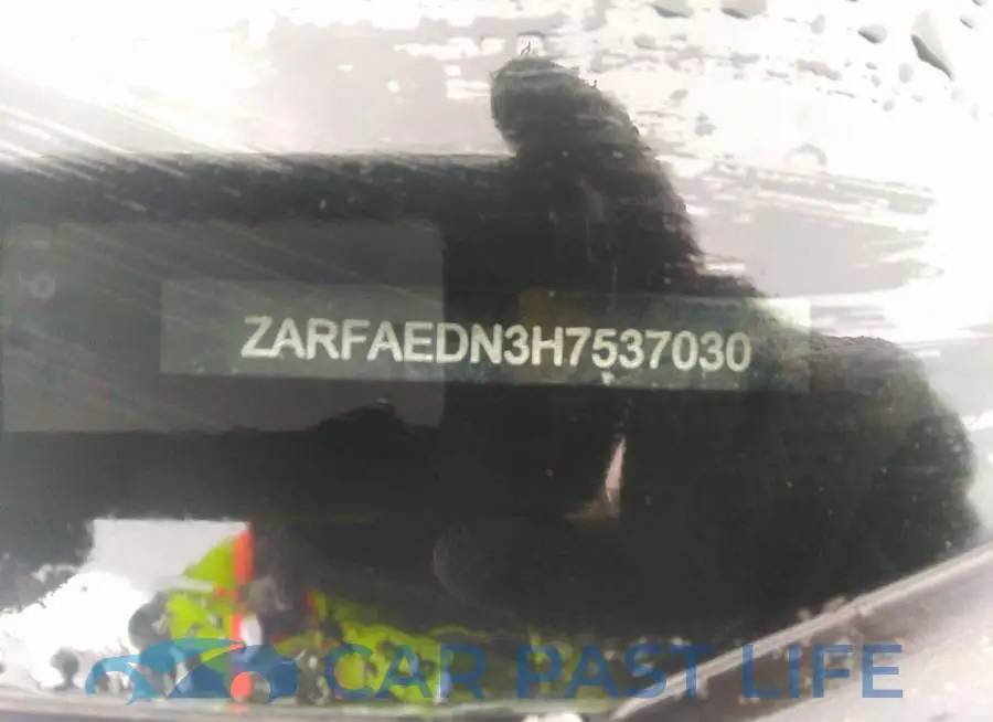 ZARFAEDN3H7537030# 9