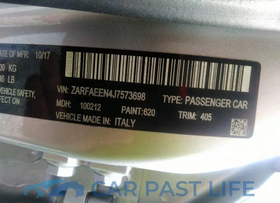 ZARFAEEN4J7573698# 9