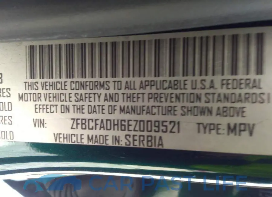 ZFBCFADH6EZ009521# 9