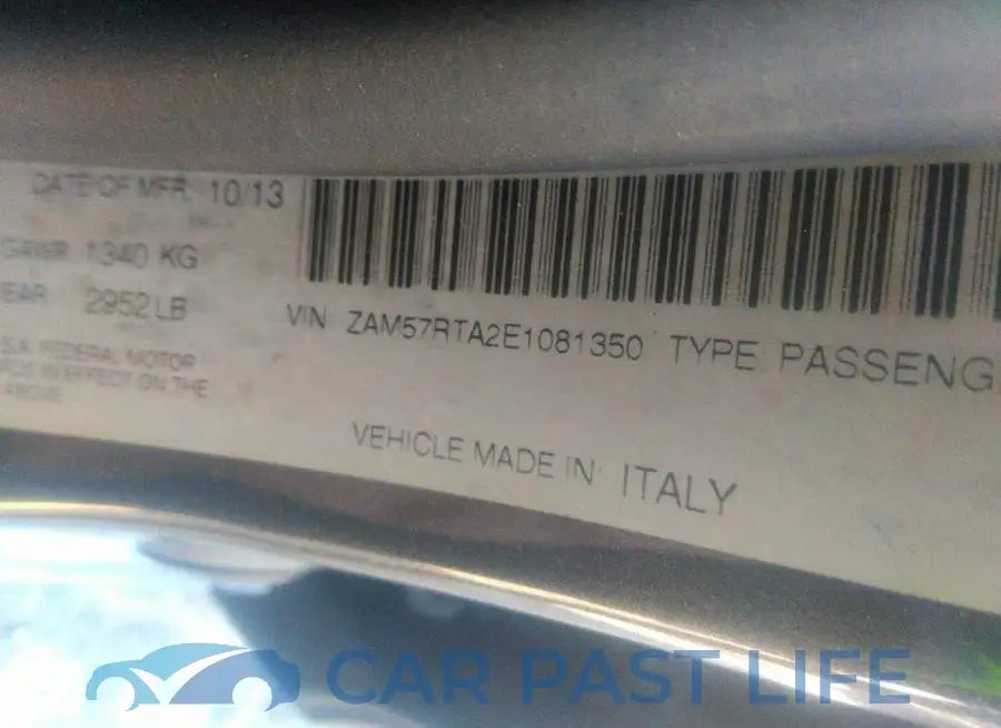 ZAM57RTA2E1081350# 9